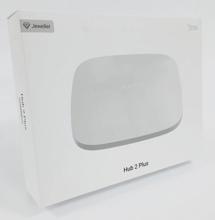 (Уцінка) Інтелектуальна централь Ajax Hub 2 Plus White