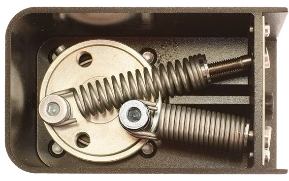 Доводчик для калитки Cisa C1310.11.2.97 пружинный до 55 кг правый серый (41370) фото 8