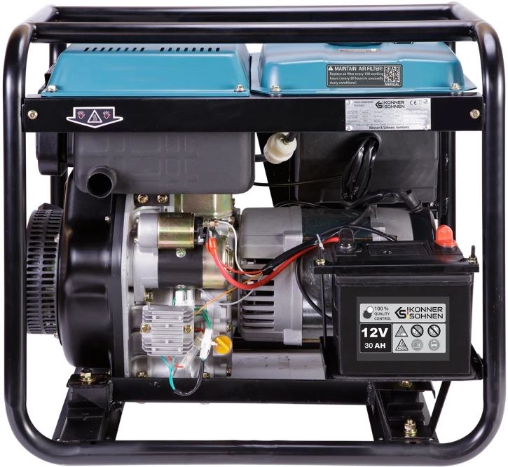 Генератор дизельный Könner & Söhnen KS 8100HDE-1/3 ATSR (EURO V) (KS8100HDE-1/3ATSR) фото 2