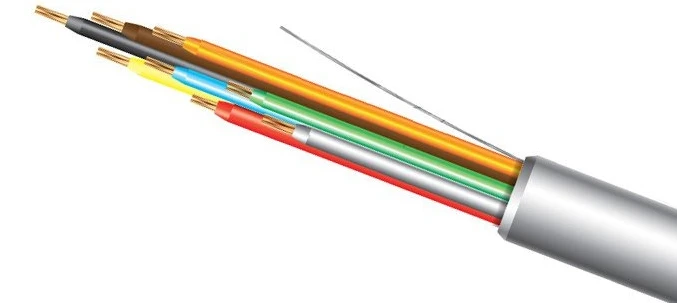 Кабель сигнальний DCG 8х0.22мм без екрана, мідь, білий