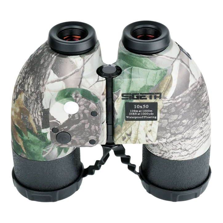 Бінокль SIGETA General 10x50 Camo floating/compass/reticle морський (65860) фото 2