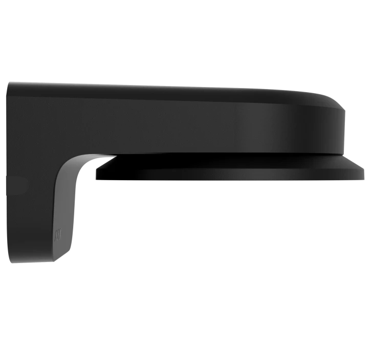 Настінний кронштейн 174 мм для дротової IP-камери відеоспостереження. Має адаптер для камери з моторизованим варіофокальним обʼєктивом Ajax MountCam A2 Black (147754.371.BL1) фото 3