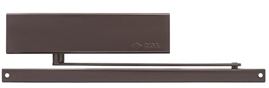 Доводчик дверной Cisa D5200.03.0.88 BC SLD до 80 кг FIRE коричневый (37932) фото 2