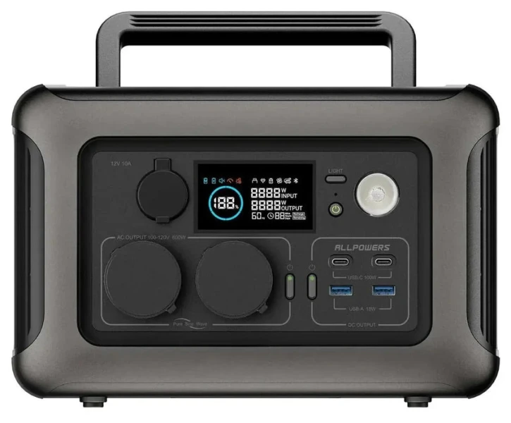 Зарядная станция Allpowers R600 600W 299Wh LiFePO4