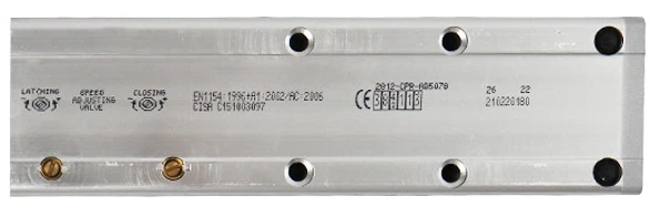 Доводчик дверний Cisa C1511.03.0.45 Professional Plus2 STD HO з фіксацією до 80 кг білий (37906) фото 5