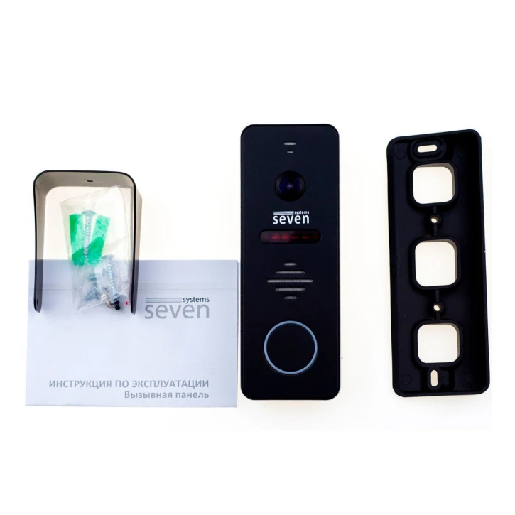 Вызывная панель SEVEN CP-7504FHD (160) Black фото 2