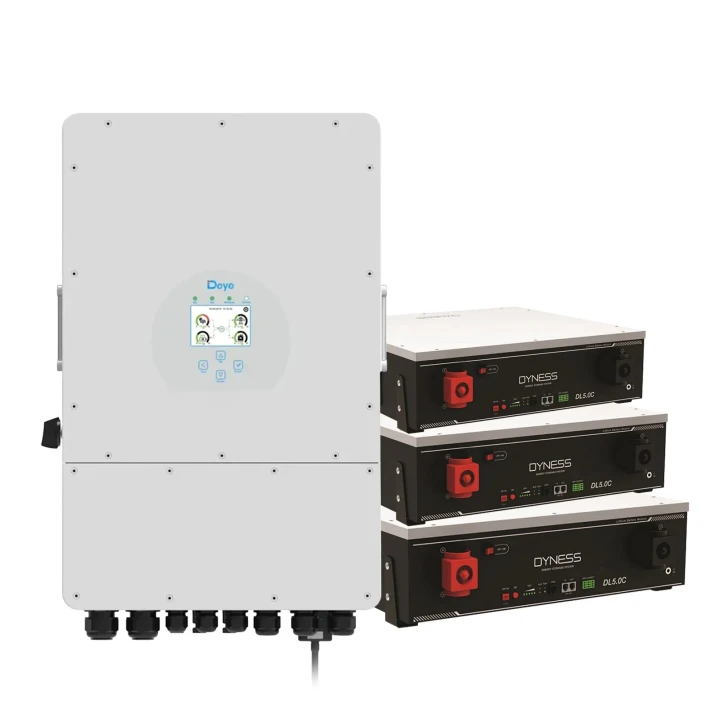 Система зберігання енергії Deye SUN-12K-SG02LP1-EU-AM3-3DY15.36K-LFP-W 12000W 15.36kWh 3BAT LiFePO4 6000 циклів (SUN-12K-SG02LP1-EU-AM3-3DY15.36K-LFP-W)
