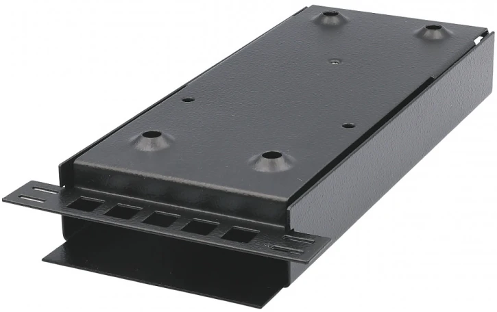 Розподільчий оптичний бокс CMS для 4 волокон з кабельним організатором (UA-FOBSM-B) фото 3