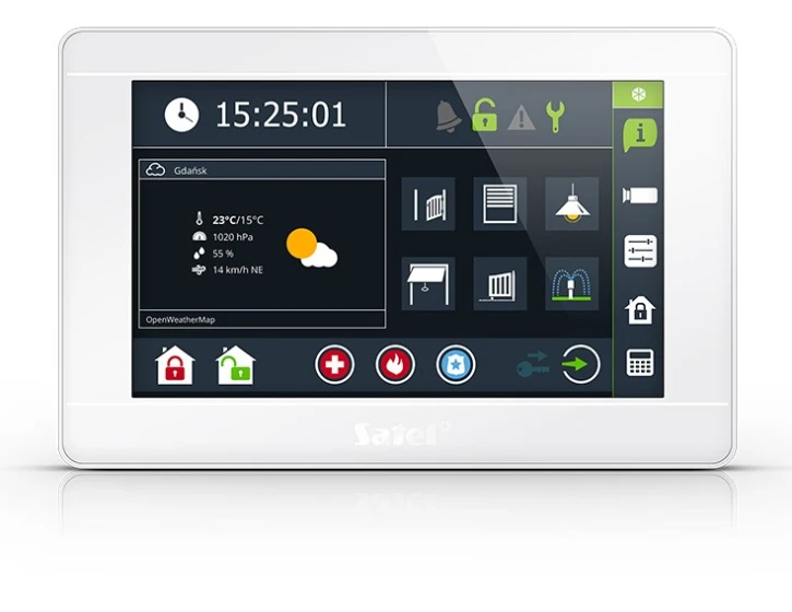 Клавиатура Satel INT-TSI-W White