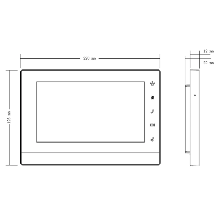 IP домофон Dahua DH-VTH1550CHW-2 Black Dahua 15298 фото 5