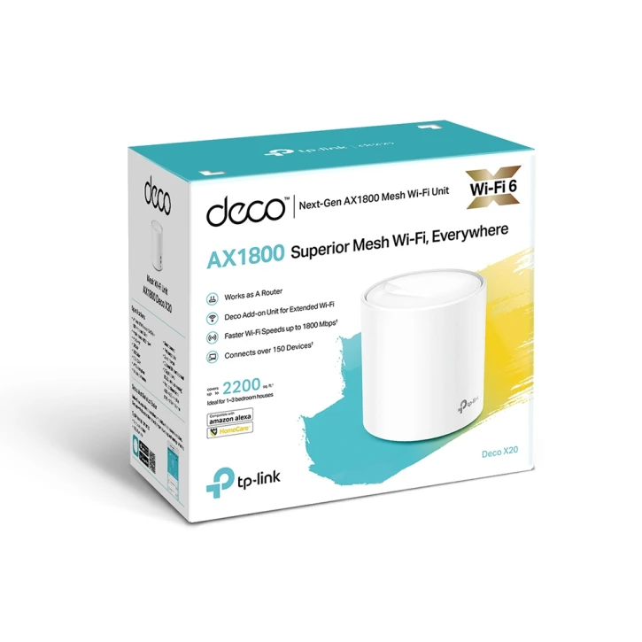 Mesh WiFi 6 система TP-Link Deco X20 (Deco X20(1-pack)) TP-Link Deco X20 (Deco X20(1-pack))