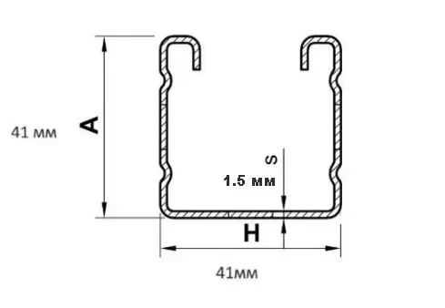 Профиль монтажный LogicPower 41x41x1,5 мм, 3 м (36020) фото 3