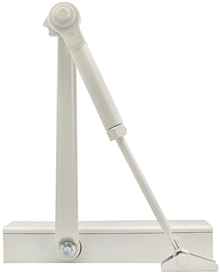 Доводчик дверний Cisa C1611.03.0.45 Professional Plus2 BC STD HO з фіксацією до 80 кг білий (37914) фото 4