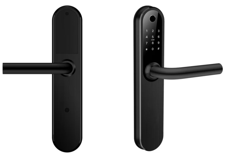 Умный биометрический замок SEVEN LOCK SL-7768BF (85мм) Black фото 3