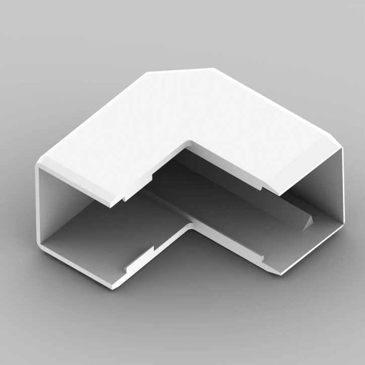 Кут зовнішній Kopos LHD 20x20 ПВХ (8626)