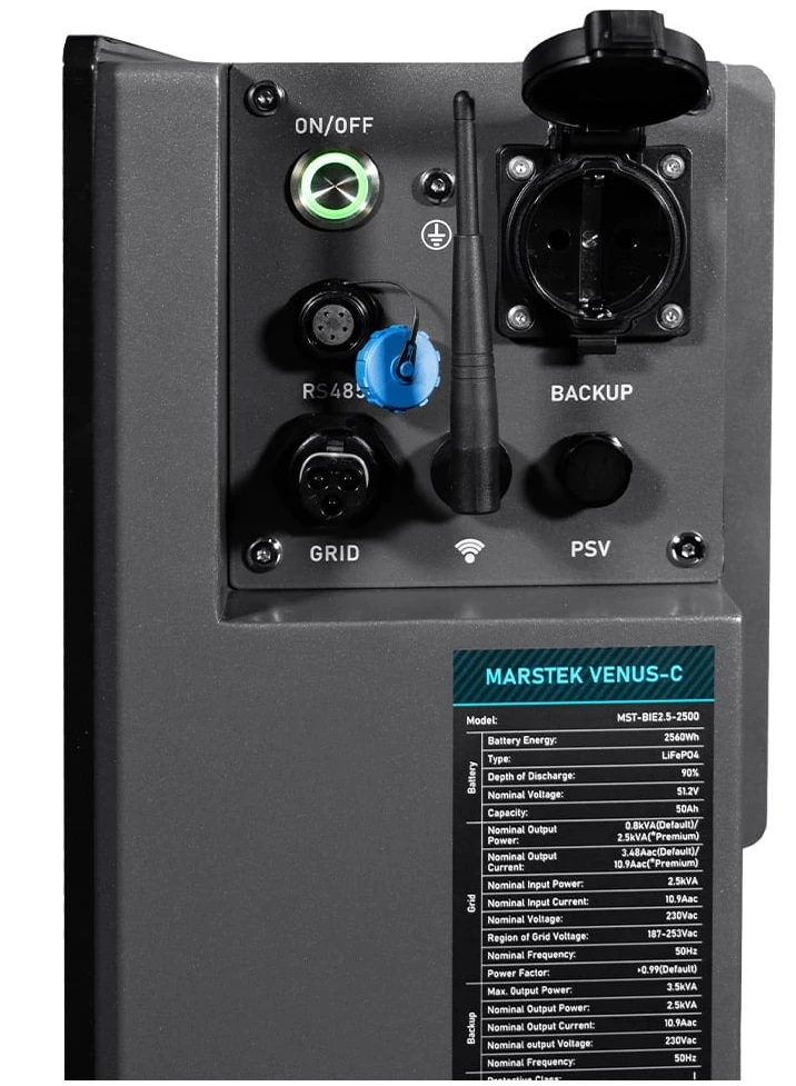 Комплект резервного живлення Marstek Venus C 2.5 кВт, 2.56 кВт·год, LifePO4 фото 11
