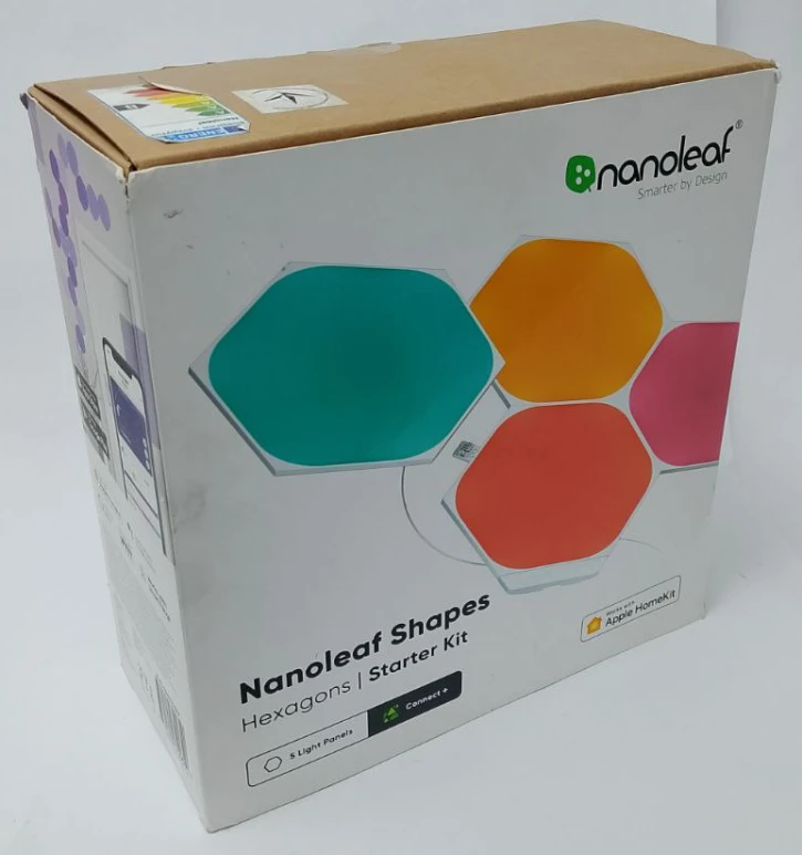(Уценка) Умная система освещения Nanoleaf Shapes - Hexagon Starter Kit - 5 шт. фото 2