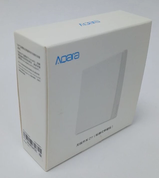 (Уценка) Умный выключатель Xiaomi Aqara Wireless Switch (Wall-Attached Single-Button) (WXKG06LM) фото 2