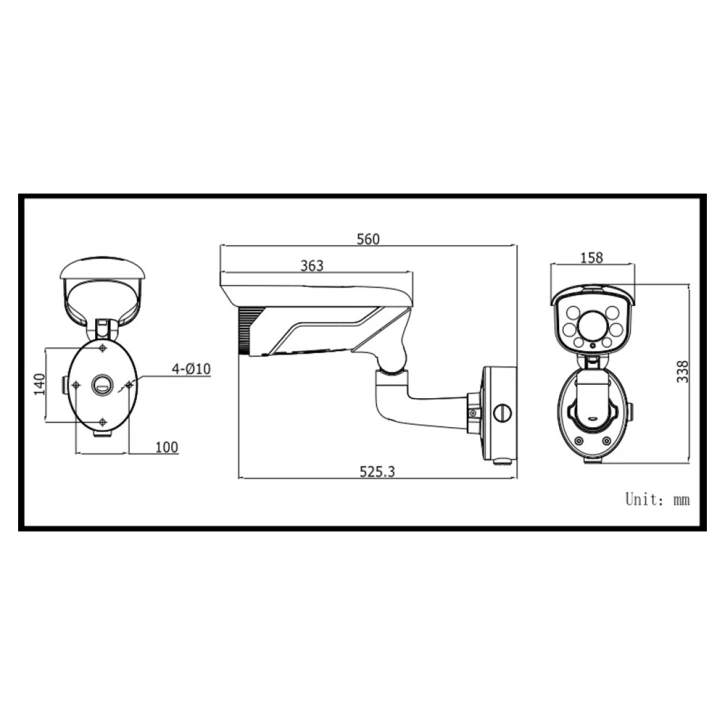 Уличная IP-видеокамера LightFighter Hikvision DS-2CD4625FWD-IZS Hikvision 2195 фото 3