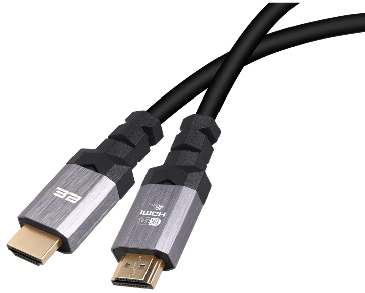 Кабель 2E HDMI Ultra High Speed 3 м Black/Silver (2EW-1143-3M) фото 3
