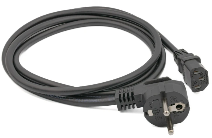 Кабель живлення Kingda С13-CEE 7/7 1 м (CMS-PC6065-0.75-1m) фото 5