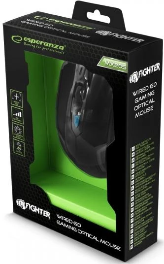 Миша Esperanza MX205 FIGHTER Blue (EGM205B) фото 3