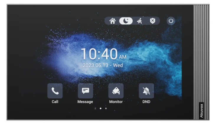 Видеодомофон Akuvox S563W 8" Black (00-00002332)