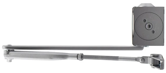 Доводчик дверной Cisa C1611.03.0.97 Professional Plus2 BC STD HO с фиксацией до 80 кг серый (37917) фото 3