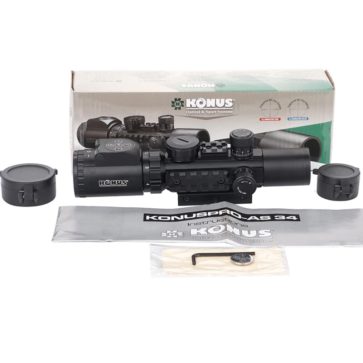 Оптический прицел Konus KONUSPRO AS-34 2-6x28 MIL-DOT IR (7170) фото 4