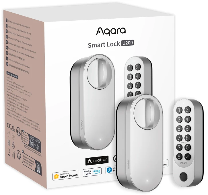 Розумний замок Aqara U200 Silver (EL-D02D) фото 6
