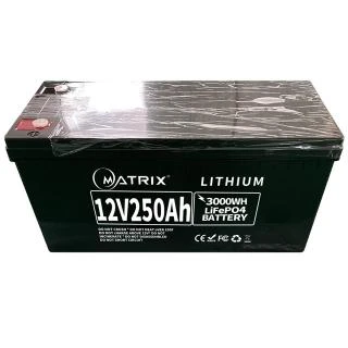 Акумулятор MATRIX 12V 250Ah LiFePO4 (MLR 12250)