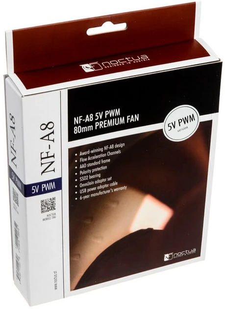 Кулер Noctua NF-A8 5V PWM (9010018100310) фото 5