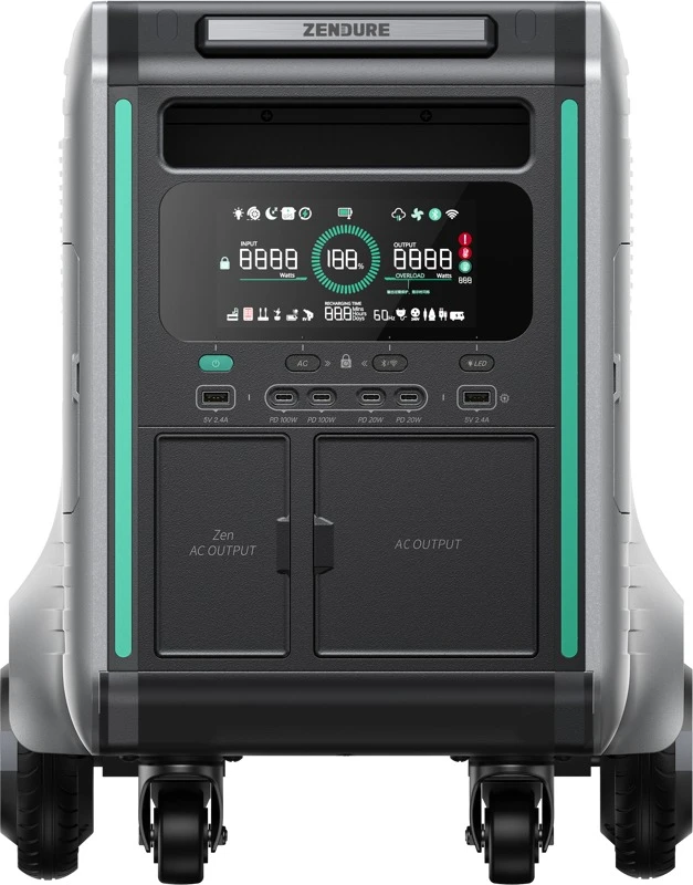 Зарядная станция Zendure SuperBase V6400 (ZDSBV6400-GY-EU)