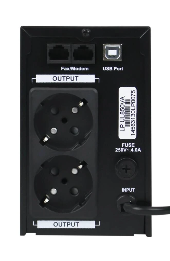 ДБЖ LogicPower LP UL850VA (510Вт) Black (1456) фото 5