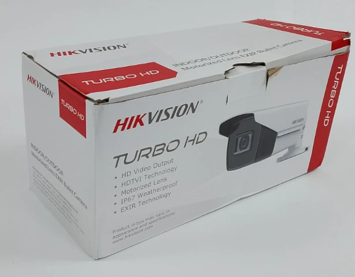 (Уцінка) Відеокамера Hikvision DS-2CE19D3T-AIT3ZF (2.7-13.5) White фото 3