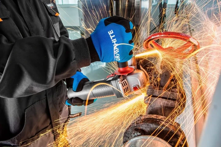 Кутова шліфувальна машина (болгарка) Graphite 59G110 фото 3