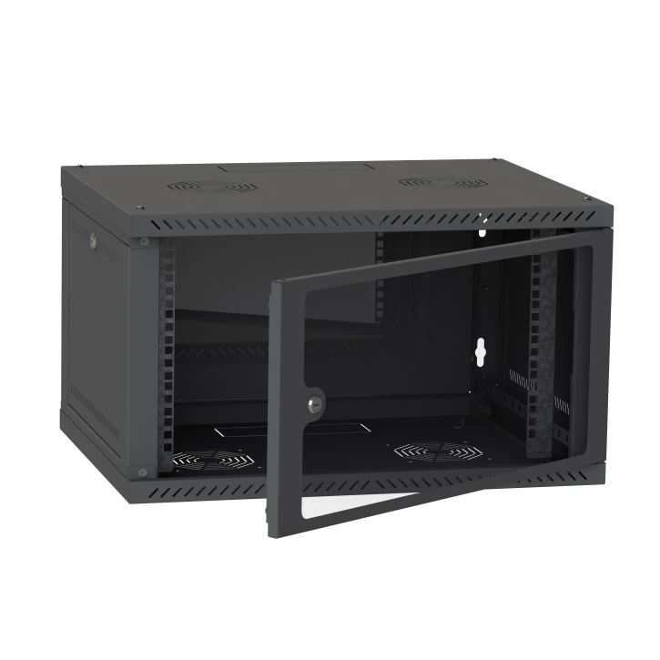 Шафа настінна IPCOM CH-4U Black (СН-4U-06-035-ДС-1) фото 3