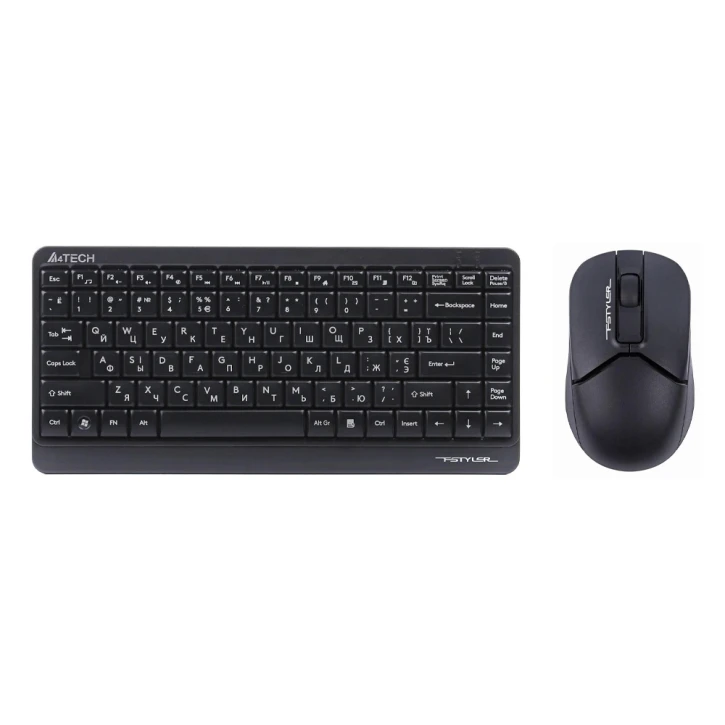 Комплект бездротовий A4tech Fstyler клавіатура+миша, Black, USB A4Tech 14240-1