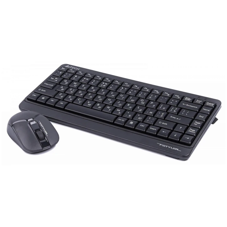 Комплект бездротовий A4tech Fstyler клавіатура+миша, Black, USB A4Tech 14240-1 фото 3