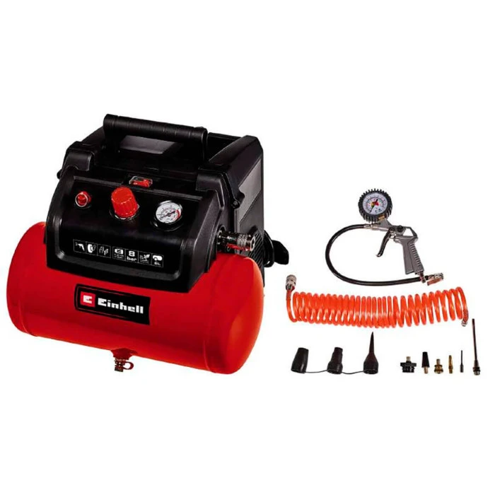 Компресор Einhell TC-AC 190/6/8 OF Set Red (4020650)
