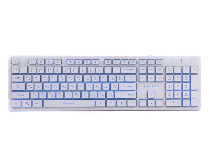 Клавіатура Gembird KB-UML3-01-W-UA Gembird 14426 фото 4