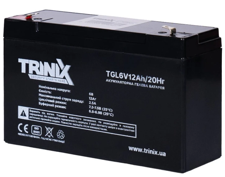 Акумулятор TriniX TGL6V12Ah/20Hr GEL (44-00073)