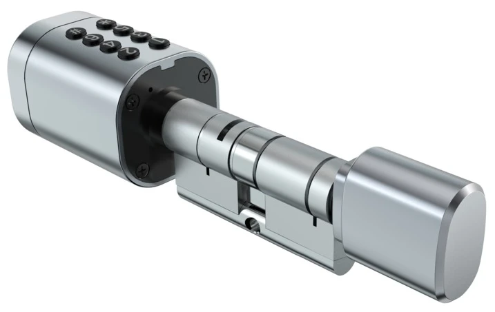 Умный биометрический замок SEVEN LOCK SL-7774BF (35-90 мм) Silver (SL7774BFs90) фото 2