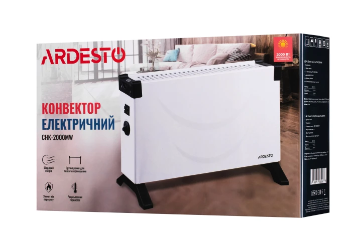 Конвектор Ardesto CHK-2000MW фото 9