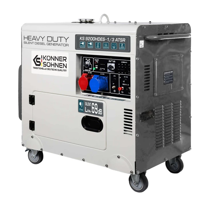 Генератор дизельний Könner & Söhnen KS 9200HDES-1/3 ATSR (EURO V) (KS9200HDES-1/3ATSR) фото 2