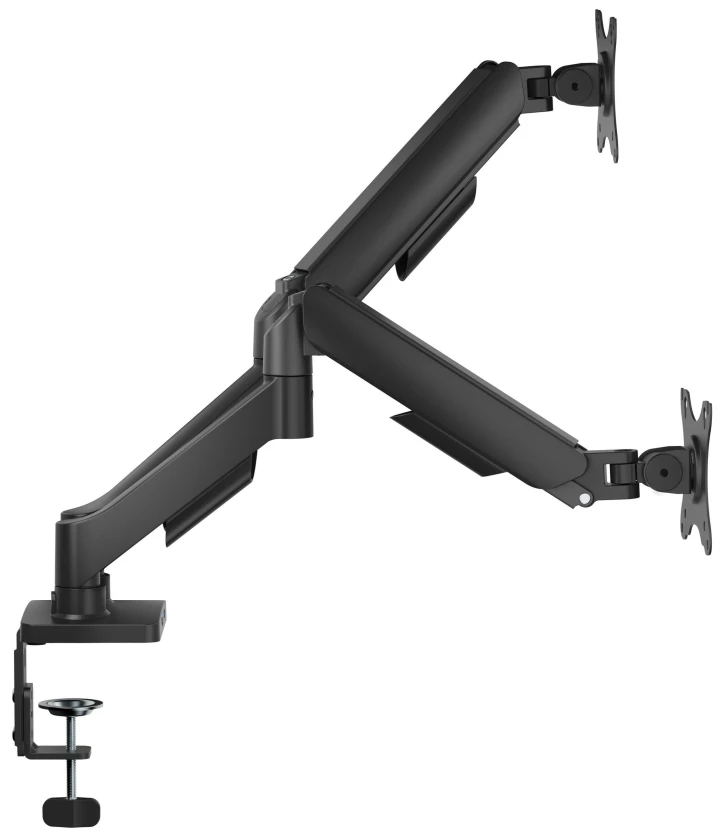 Кронштейн для 2 моніторів Gembird MA-DA2U-01 17"- 32", з USB-портами фото 2