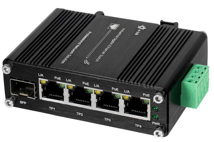 PoE коммутатор E-LINK LNK-IMC104GP-SFP (73-00126) фото 10