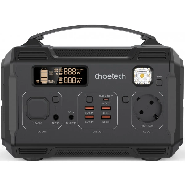 Зарядна станція Choetech BS002 300W, 277Wh (BS002-EU-BK)