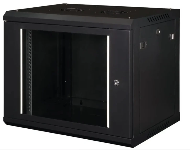 Шафа навісна Hypernet PL-WMNC-6U-BLACK 6U 600x450 чорна
