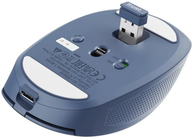 Мышь беспроводная Copy Trust Ozza compact Multi-Device White (24934) фото 5